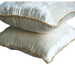White Shimmer Euro Sham