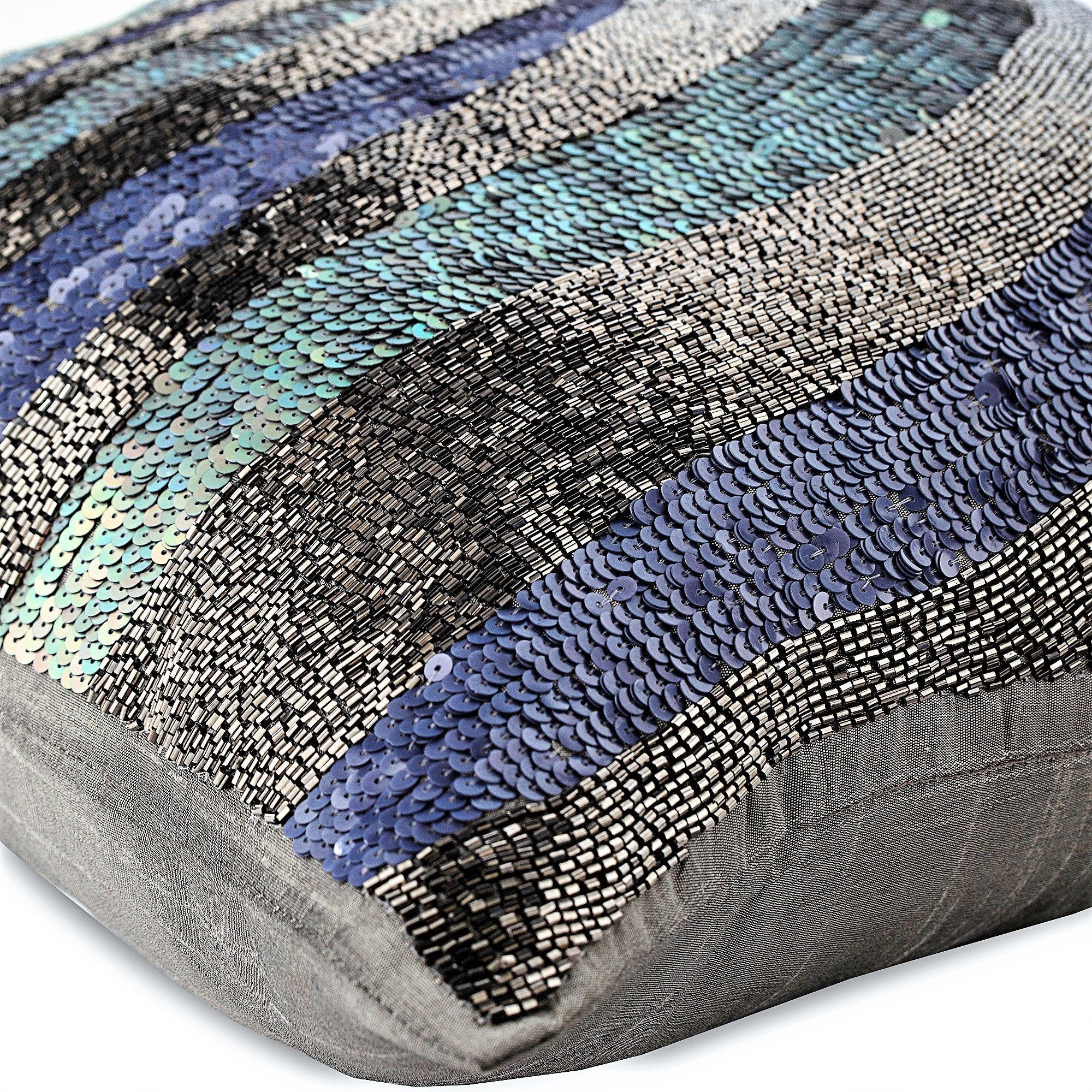 Wild Night Gray Decorative Euro Sham