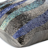 Wild Night Gray Throw Pillow Cover