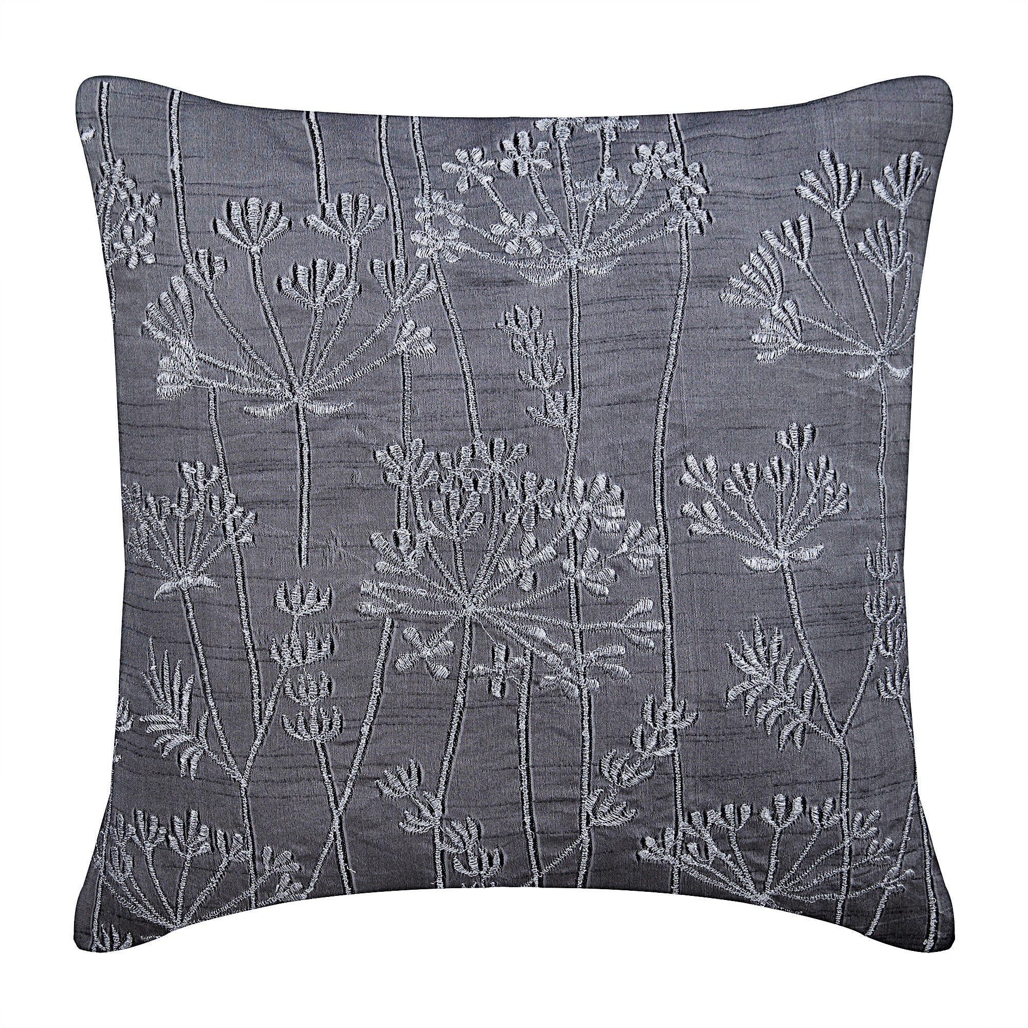 Willow Splendor Embroidery Decorative Euro Sham