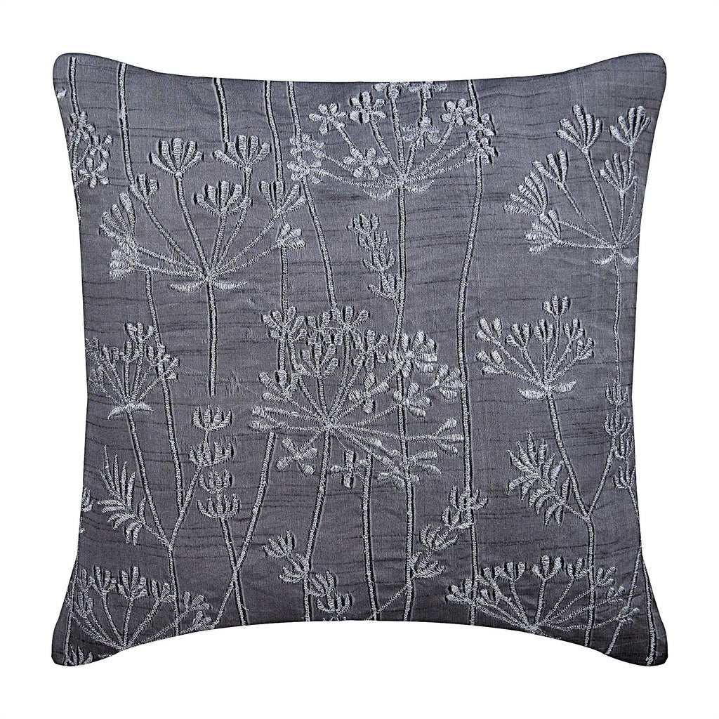 Willow Splendor Embroidery Throw Pillow Cover