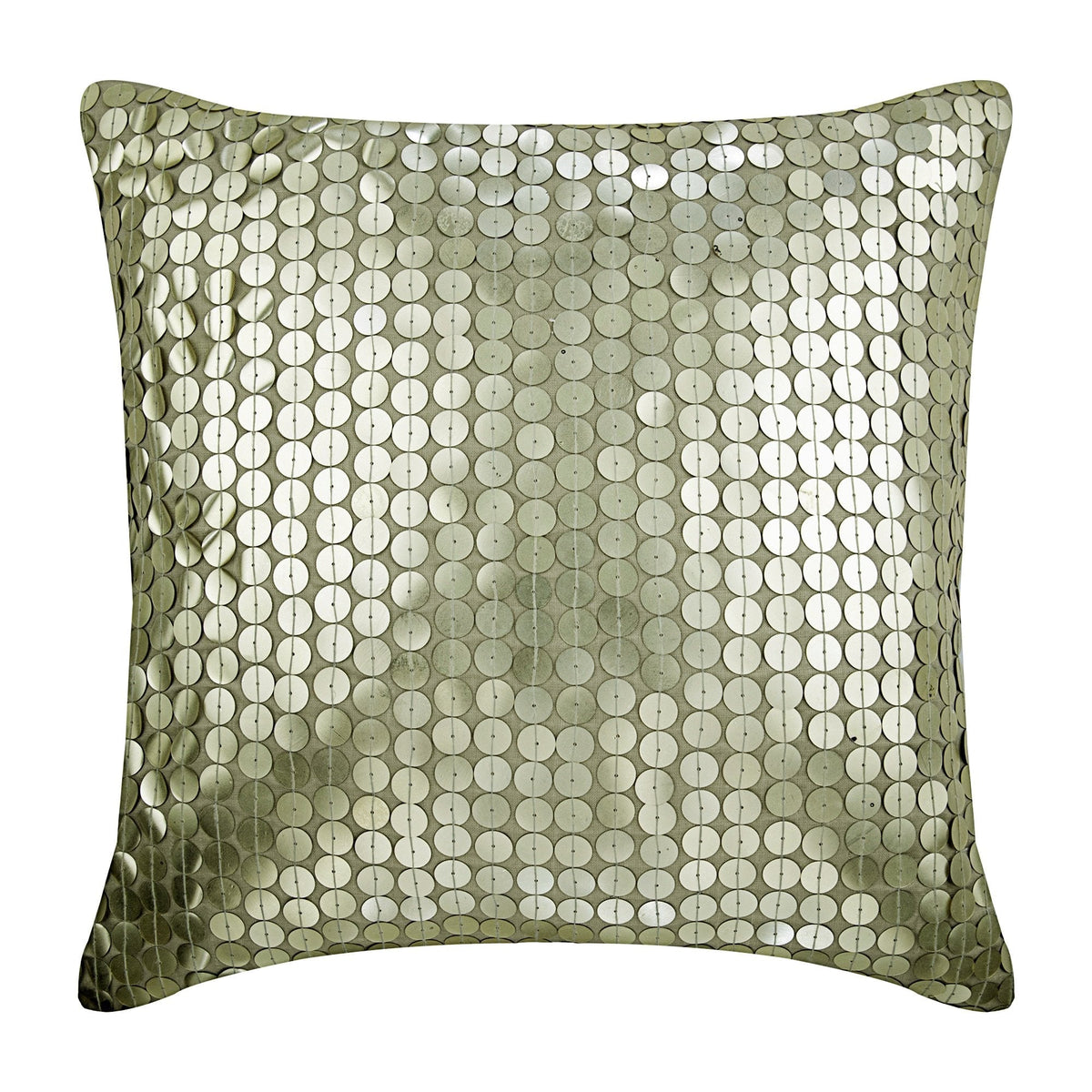 Winter Is Coming - Silver Cotton Linen Decorative Euro Sham