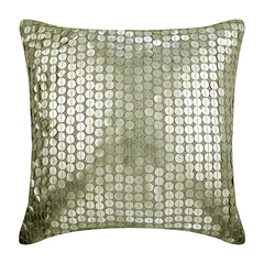 Winter Is Coming - Silver Cotton Linen Decorative Euro Sham