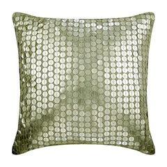 Winter Is Coming - Silver Cotton Linen Decorative Euro Sham
