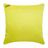 Yellow Brick Road - Yellow Art Silk Throw Pillow Cover
