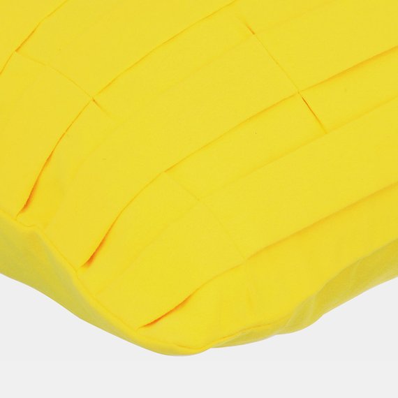 Yellow Love Tune - Yellow Suede Throw Pillow Cover