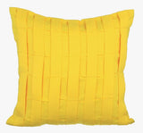 Orange Love Tune - Orange Faux Suede Throw Pillow Cover