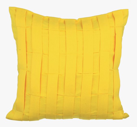 Yellow Love Tune Pillow Cover
